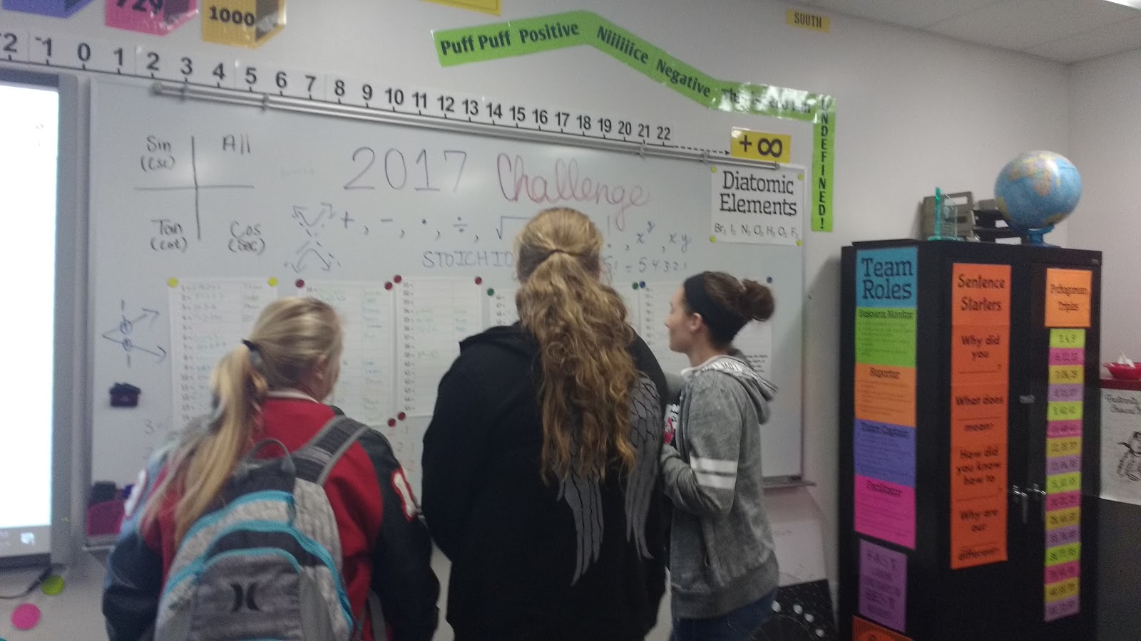 students gathered around 2017 challenge. 
