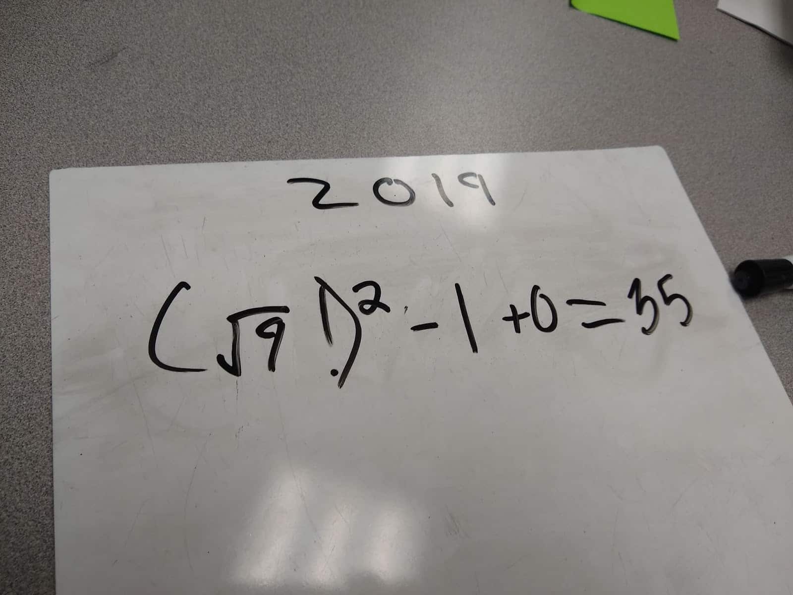 solution for 35 in 2019 number challenge. 
