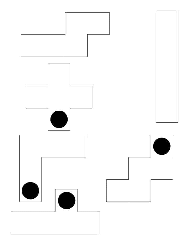 pentomino pieces for 2024 pentomino puzzle. 