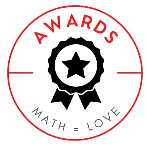 Awards Logo from Math = Love.