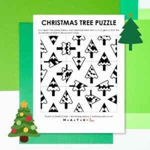 Christmas Tree Logic Puzzle.