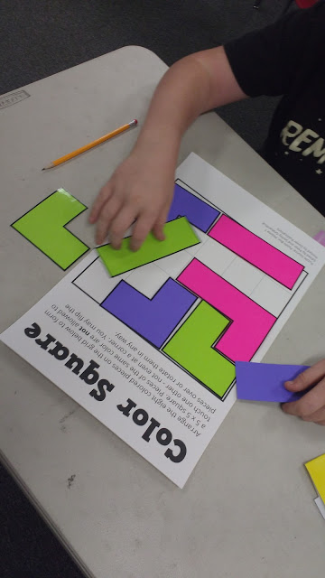 Color Square Puzzle.