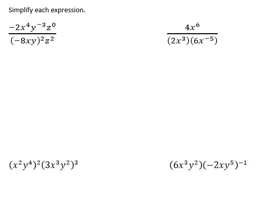 exponent rules notes in interactive notebook. 