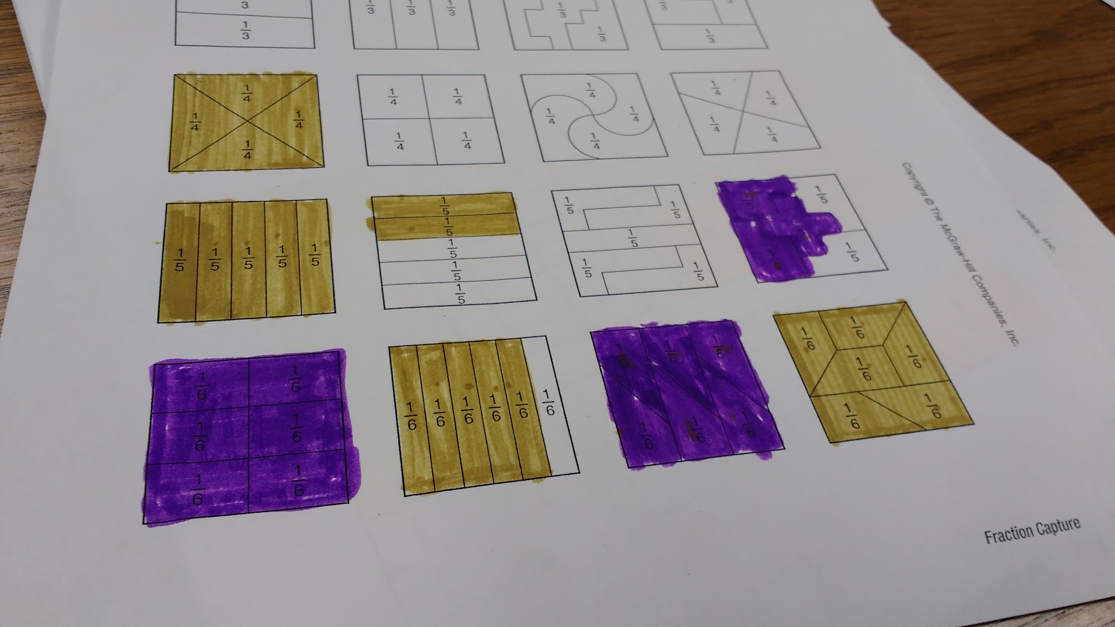 Fraction Capture Game