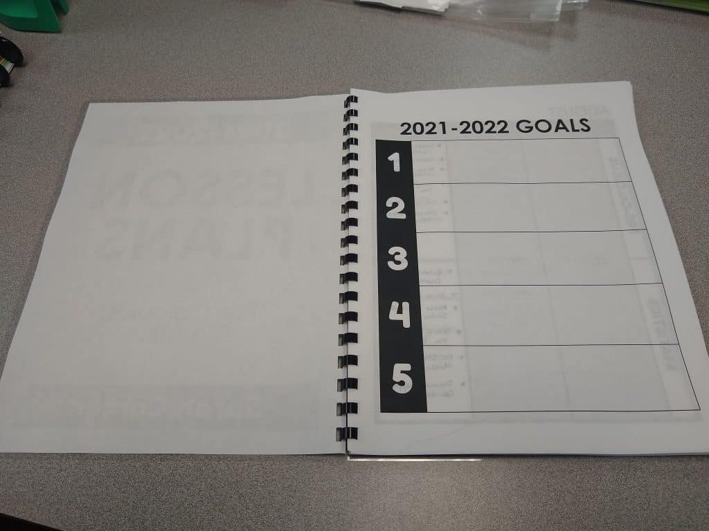Free Printable Lesson Plan Book: 2021-2022 Edition