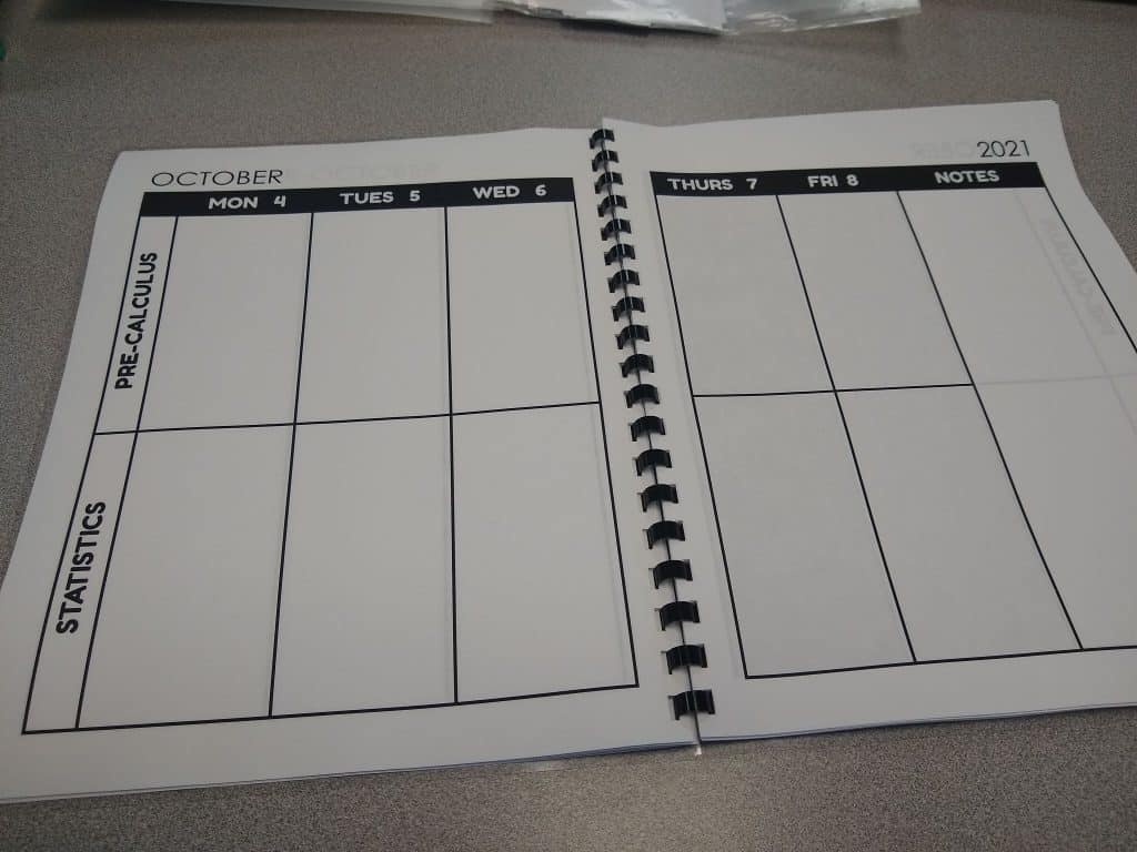 Free Printable Lesson Plan Book: 2021-2022 Edition