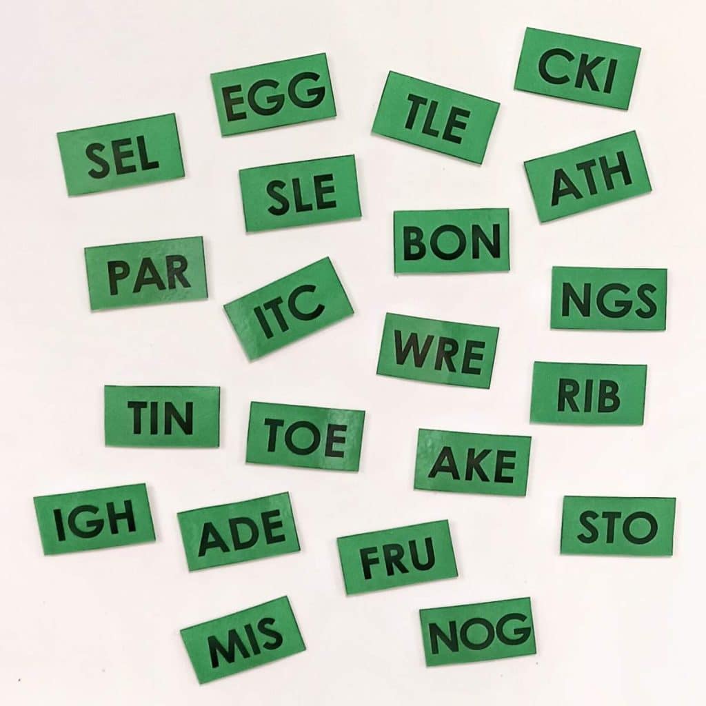 close-up of holiday triples word puzzle 
