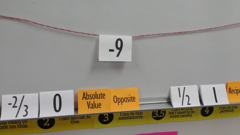 -9 hanging on clothesline. 
