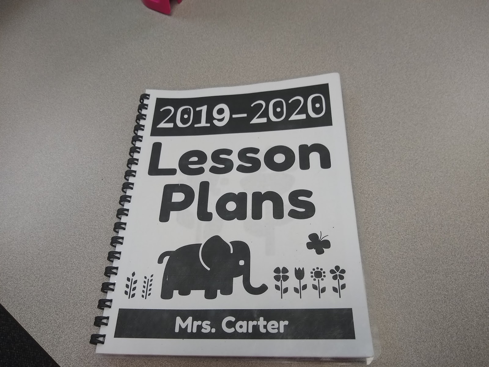 Free Printable Lesson Plan Book for Math Teachers 