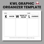kwl graphic organizer template.