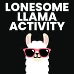 lonesome llama activity. 