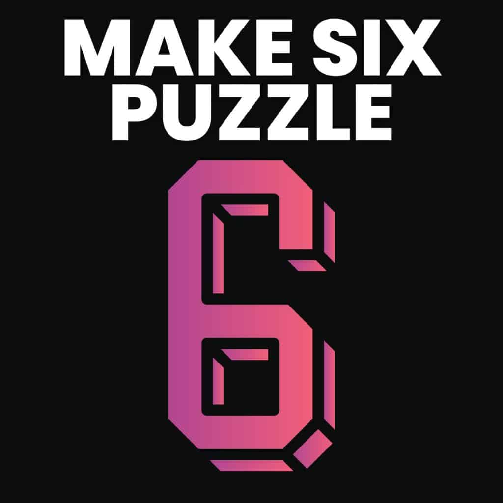 make six puzzle.