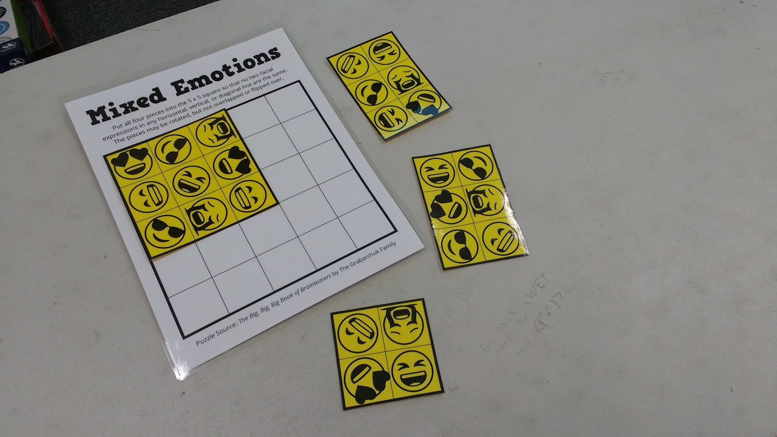 Mixed Emotions Puzzle - Emoji Puzzle