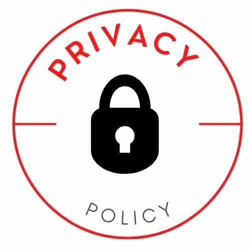 Privacy Policy with Lock Logo. 