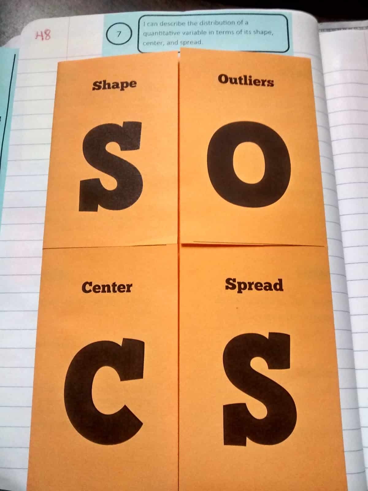 socs statistics foldable.
