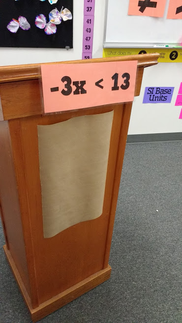 Translating Algebra Around the Room Activity