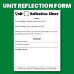 unit reflection form