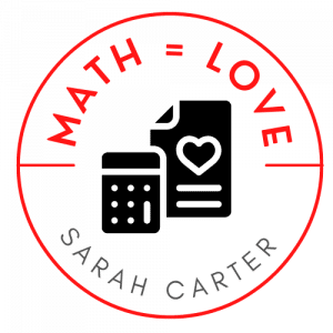 Math = Love Logo. 