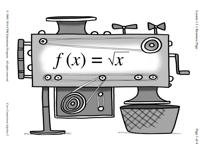 Function Machines Activity from CPM