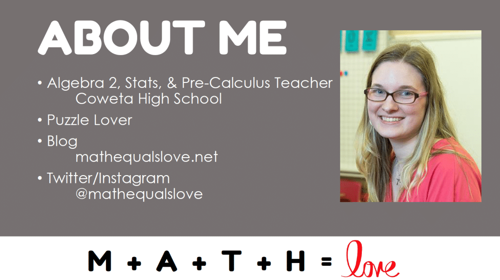 Sarah Carter mathequalslove