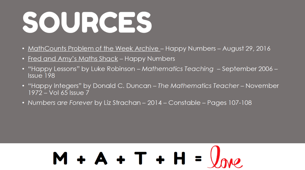 Happy Numbers 