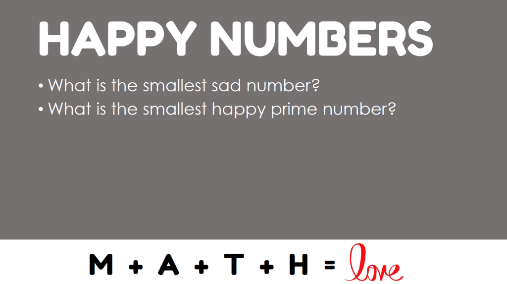 Happy Numbers 