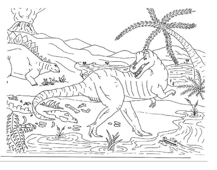dinosaur image for teaching observations vs inferences.